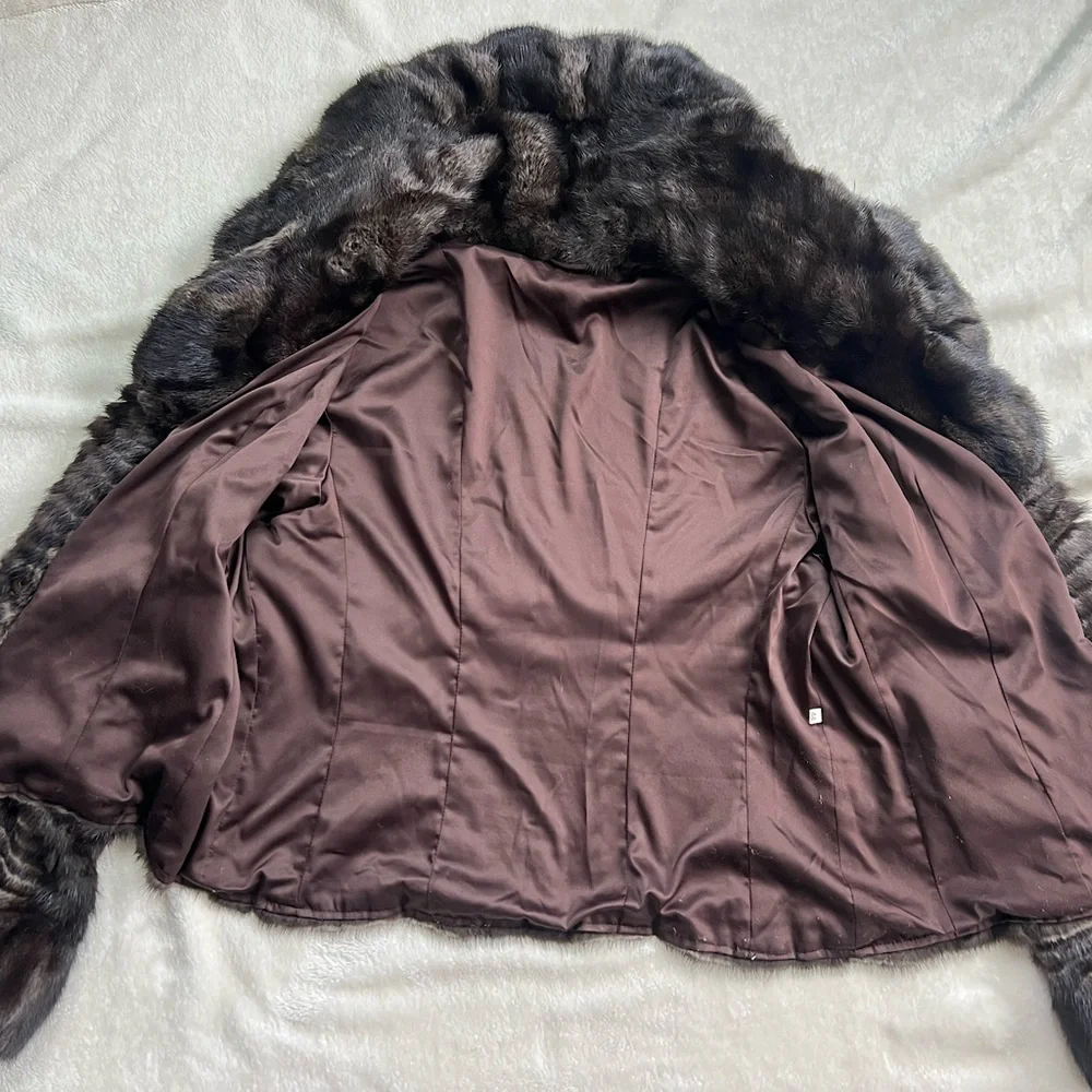 Beautiful genuine mink coat - IT size 44 - Picture 2 of 10